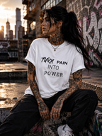 FEARLESS SOUL Performance Unisex Crewneck T-shirt White