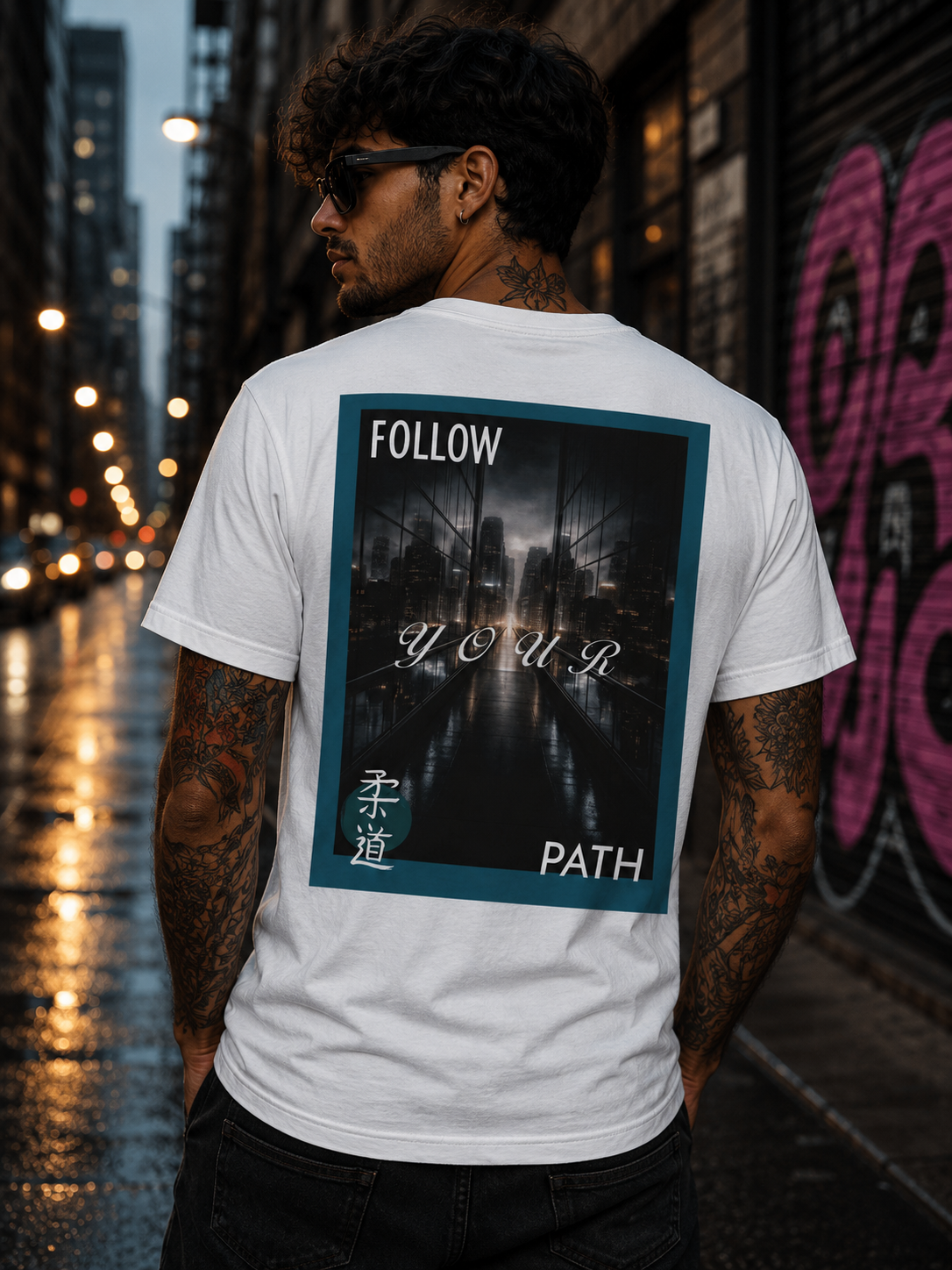 KEEP GOING Premium Unisex T-Shirt l Digital Artwork