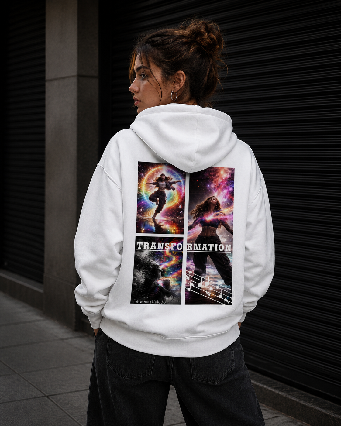 💫TRANSFORMATION – Fleece Hoodie | Digital Artwork