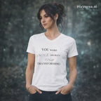 SILENT TRANSFORMATION Premium Unisex T-Shirt l Digital Artwork