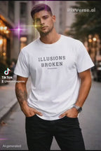 BROKEN ILLUSIONS Unisex-T-Shirt l Digital Artwork