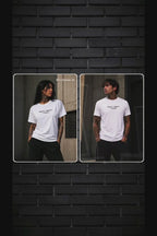 CREATE • DISRUPT • EVOLVE l Performance Damen-Statement- T-Shirt Weiß