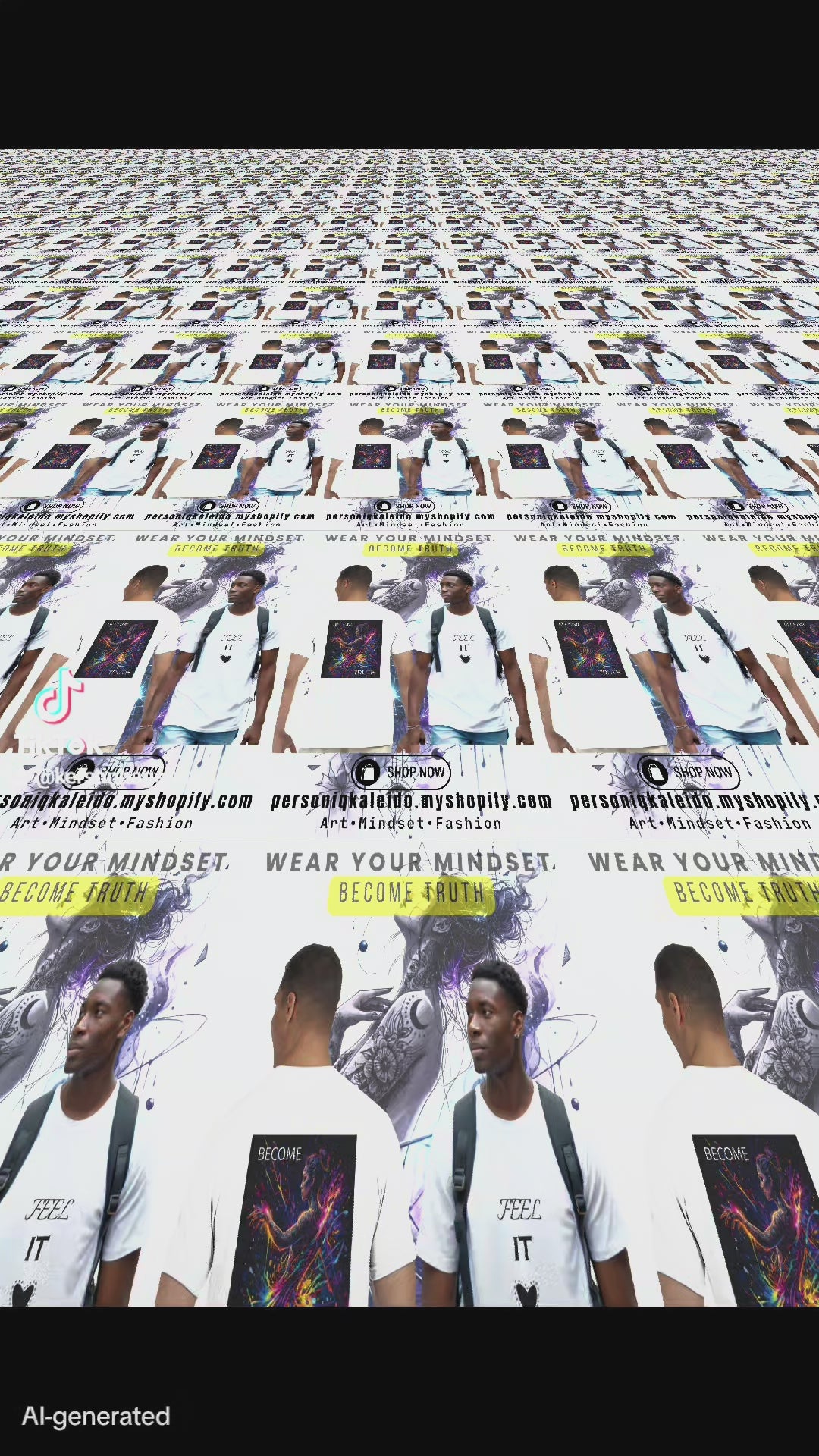 BECOME TRUTH l Unisex T-Shirt l Digital Artwork