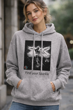 Premium Unisex Hoodie | Find your Sparkle l KI Artwork l JustHoods JH001