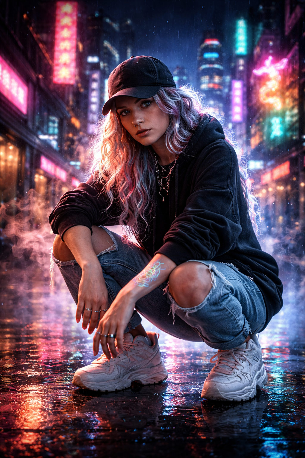 URBAN SOULFIRE | Street Art KI Wandkunst | Printable Art